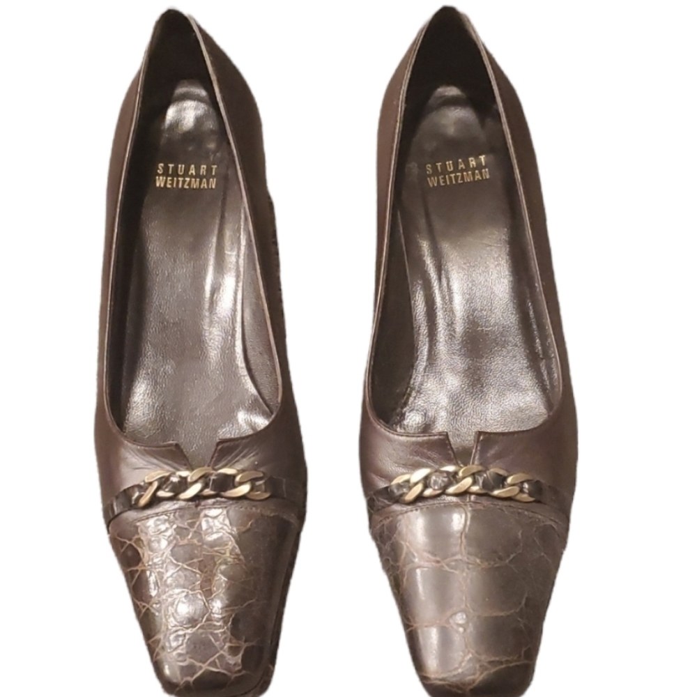 vintage y2k Stuart Weitzman Womens Leather Heels Y2K shoes